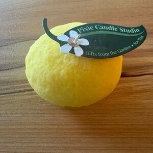 Yellow Lemon Candle